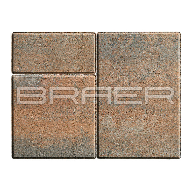 Тротуарная плитка Старый город Ландхаус, Color Mix Койот