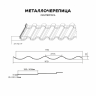 Металлочерепица МП Монтерроса Полиэстер глянец