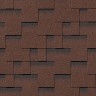Гибкая черепица RoofShield ПРЕМИУМ Модерн Коричневый с оттенением