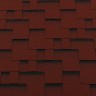Гибкая черепица RoofShield ПРЕМИУМ Модерн Красный с оттенением