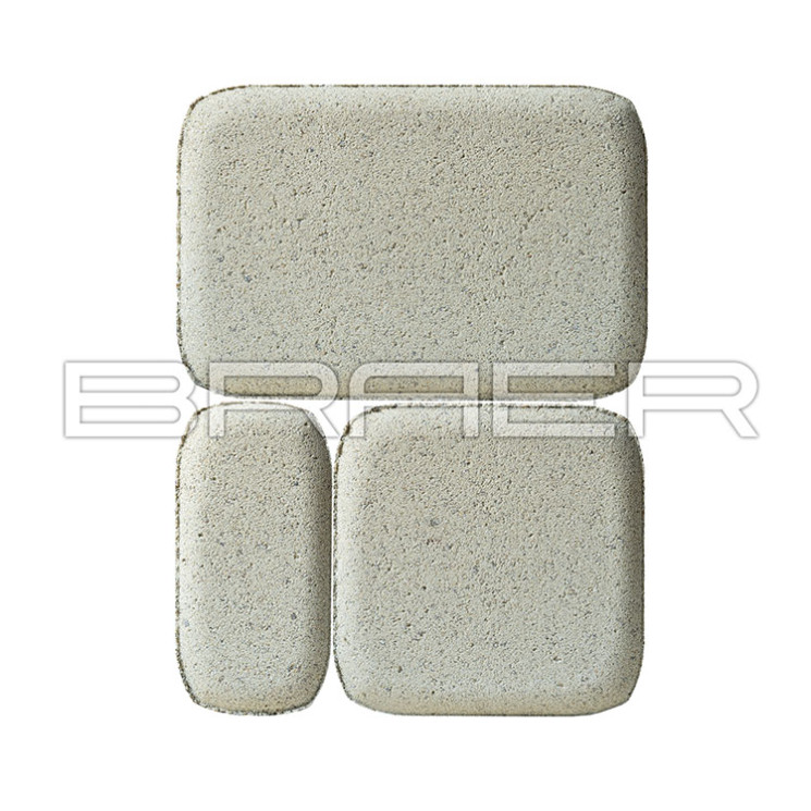 Тротуарная плитка Классико, Белый